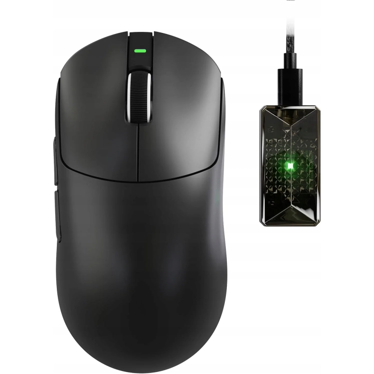 Czarna Attack Shark X8 Ultimate i odbiornik 8K
