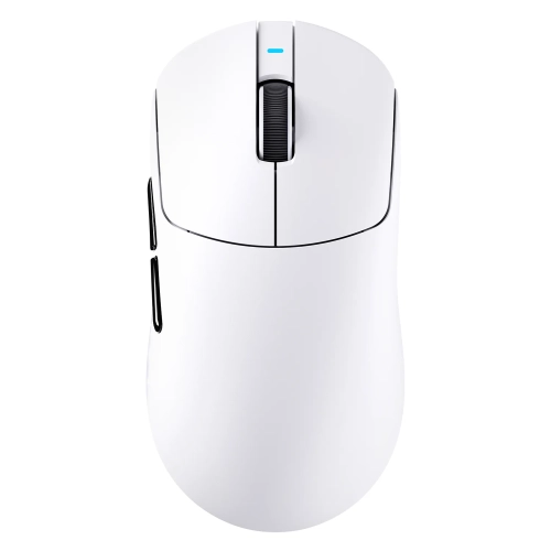 Biała mysz Attack Shark X8 Ultimate widziana z góry