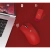 Czerwona Attack Shark X11 przy laptopie i tryby łączności