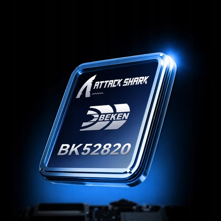 Układ BK52820 w białej Attack Shark X11SE