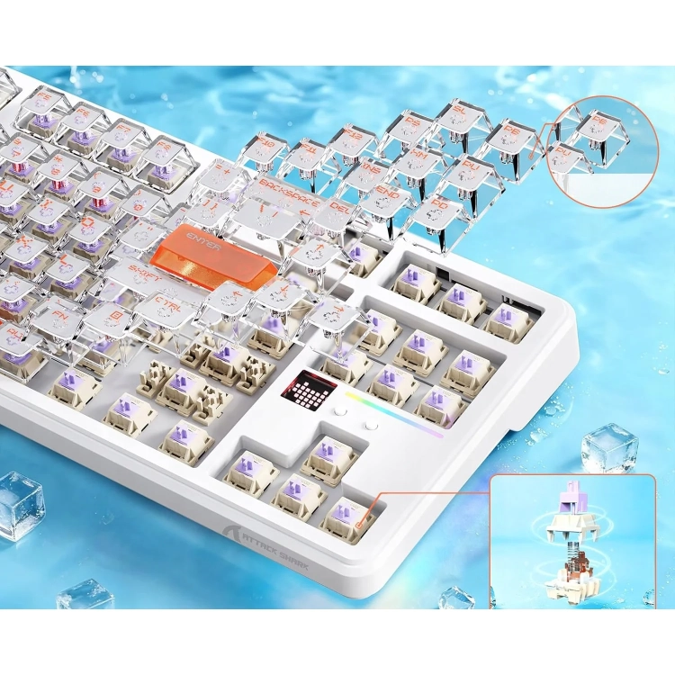Wymiana przełączników w X87 Ultra Iced Orange