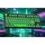 Attack Shark X87 Ultra Shadow Jade z zielonymi nakładkami