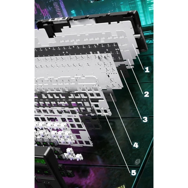Warstwy wyciszenia X87 Ultra Shadow Jade