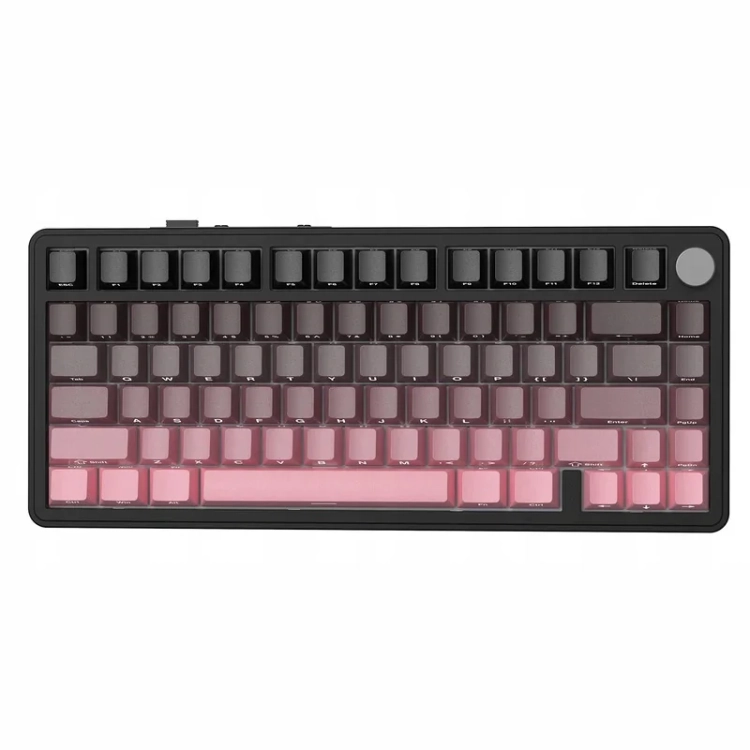 Klawiatura Attack Shark X85 BlackBerry czarno-różowa
