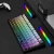 X85 Gradient Black z podświetleniem RGB