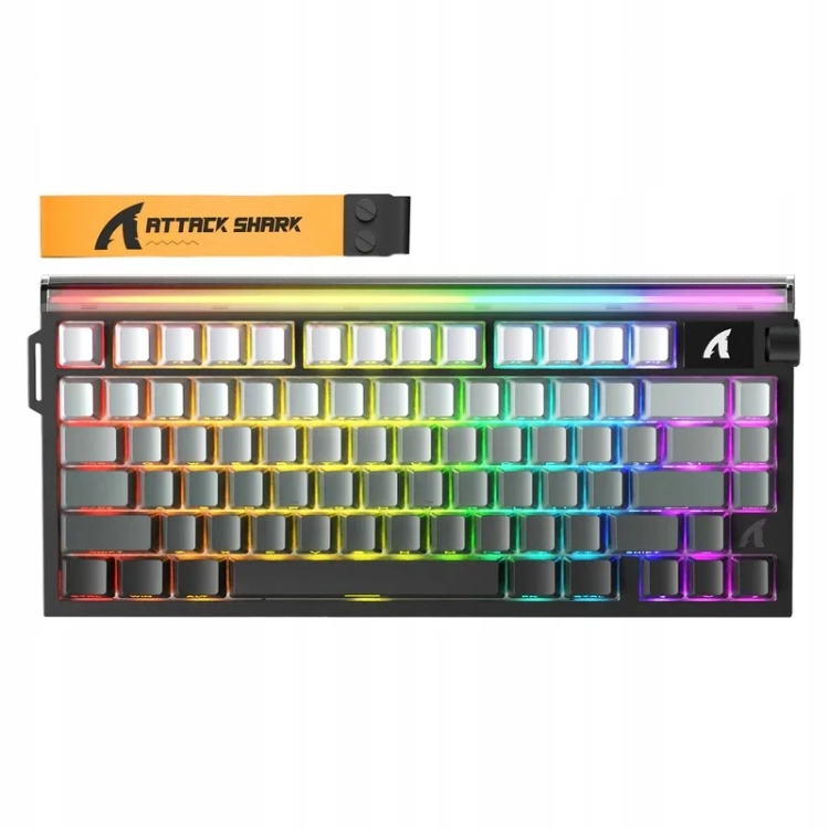 Klawiatura Attack Shark R85 HE Moonlight z ramką RGB