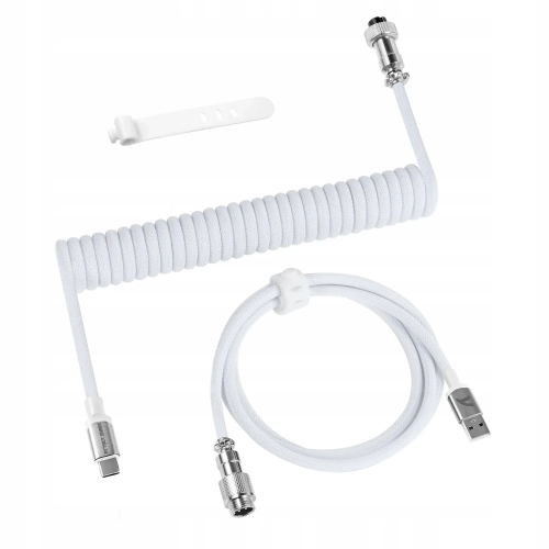 Kabel spiralny Attack Shark C01PRO biały
