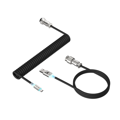 Kabel spiralny Attack Shark C01 Ultra czarny