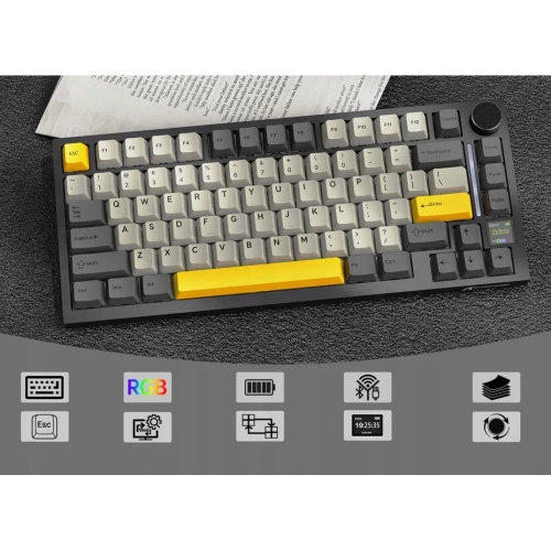 Attack Shark X820 Ultra Star Black na biurku