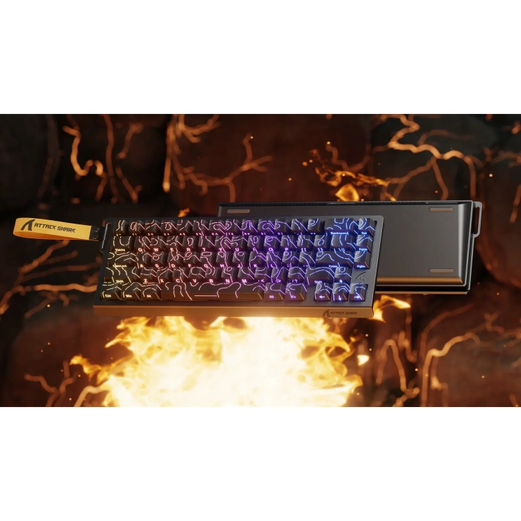 Czarna X68 HE z podświetleniem RGB