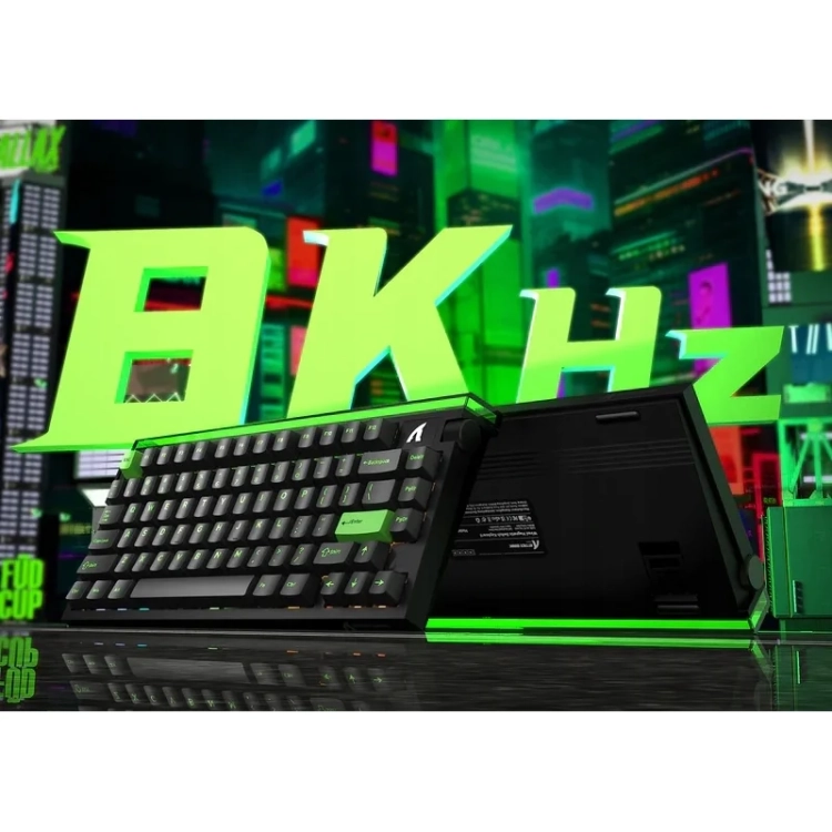 Attack Shark R85 HE czarno-zielona, 8000 Hz