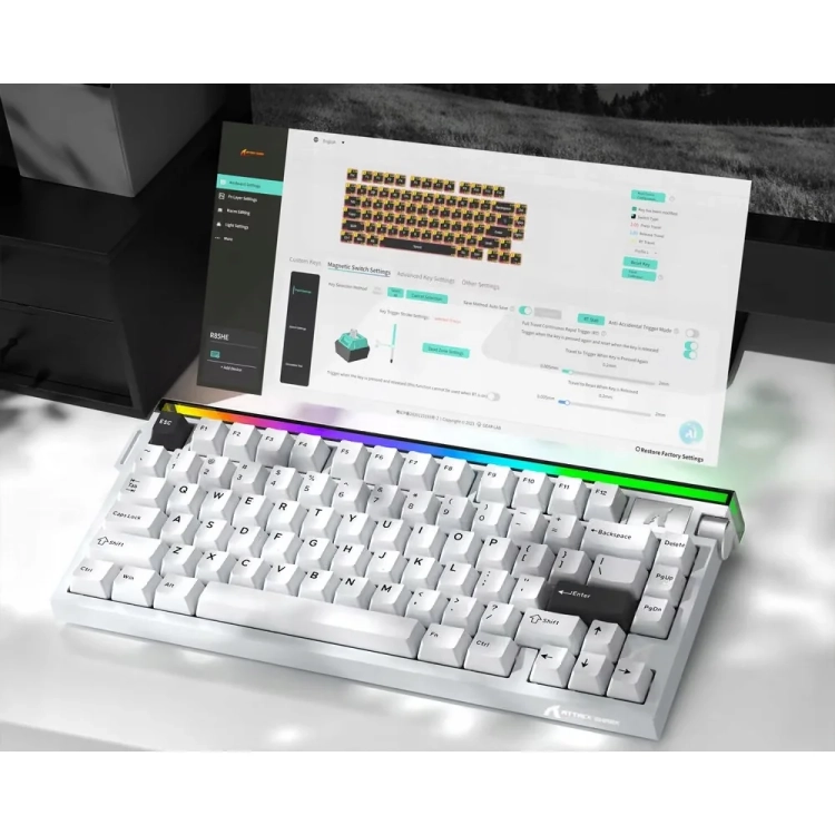 Sterownik klawiatury R85 HE Starlight White