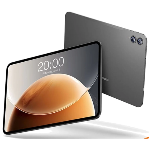 Tablet Teclast T65 13,4 cala z przodu i z tyłu, szara aluminiowa obudowa