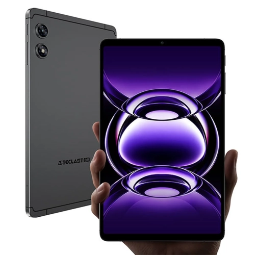 Teclast T60 Mini z przodu i z tyłu, szara metalowa obudowa