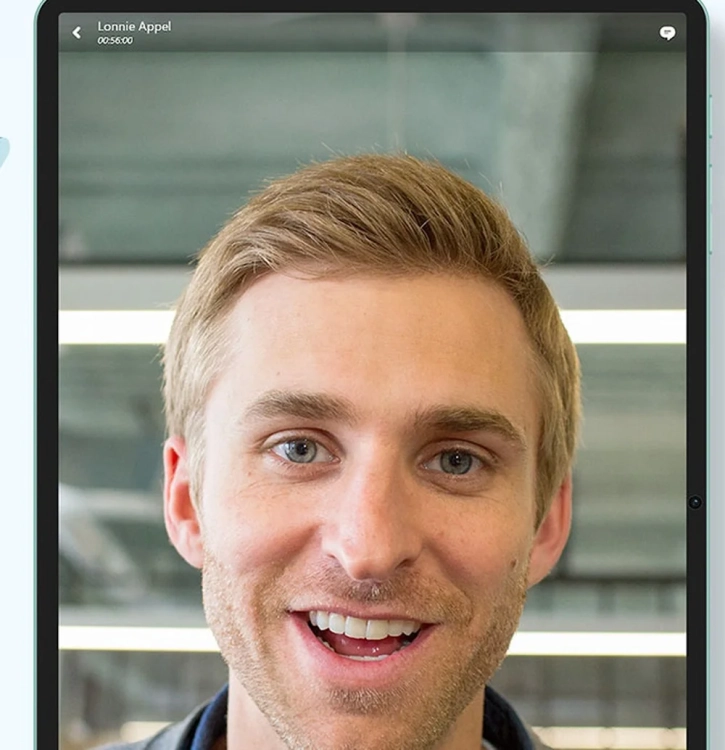 Rozmowa wideo na tablecie Teclast P50 z kamerą 5 MP