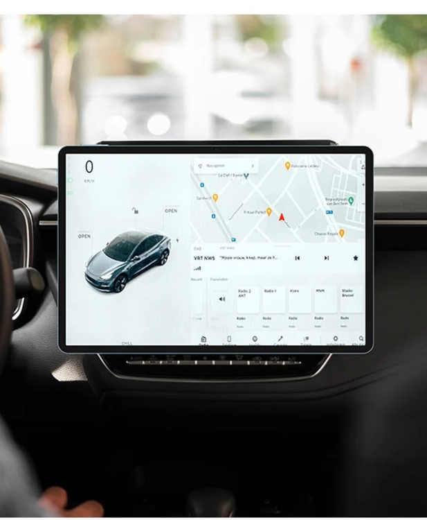 Teclast P50 z mapą jako nawigacja GPS w samochodzie