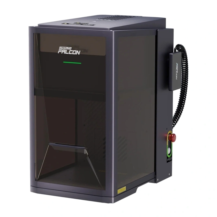 Grawerka laserowa Creality Falcon T1 40W z modułem diodowym i przewodem z boku obudowy