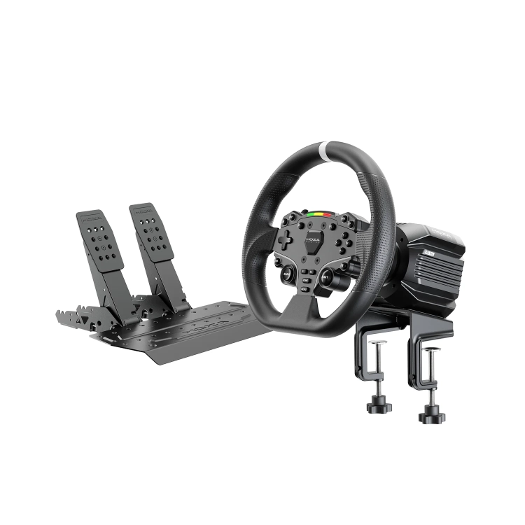 Zestaw MOZA Racing R5 Pro: baza 6 Nm, kierownica ES Lite i pedały SRP Lite2 z zaciskiem