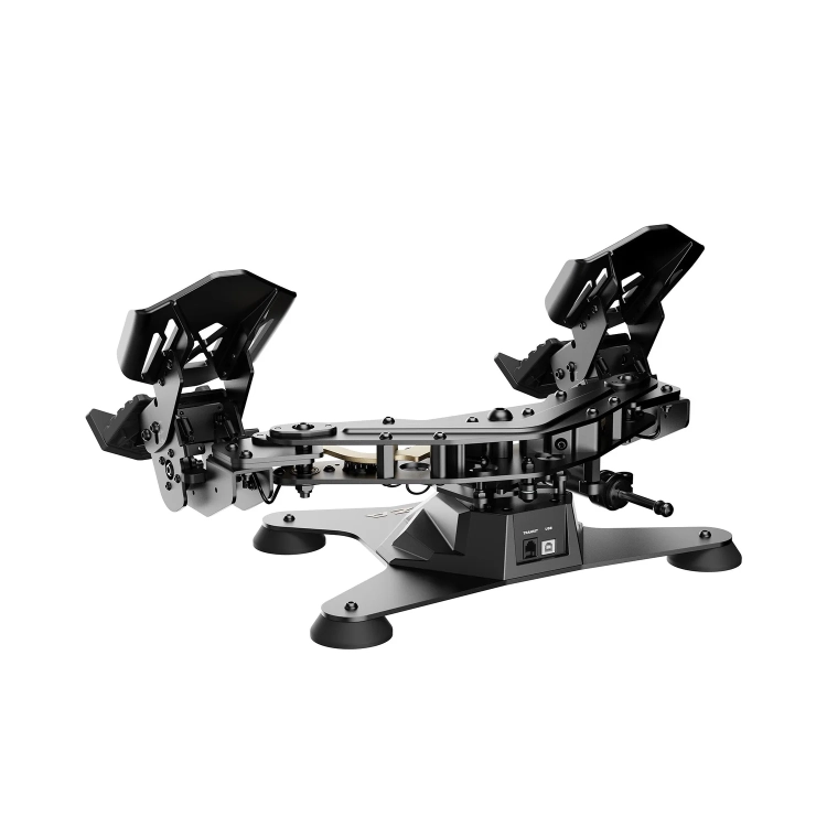 Pedały MOZA MRP AS019 z boku z mechanizmem wahliwego ramienia