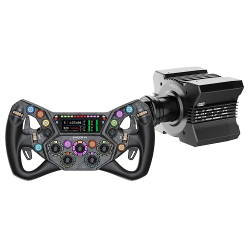 Zestaw MOZA: kierownica KS Pro z ekranem 2,99 cala i baza direct drive R9 V3