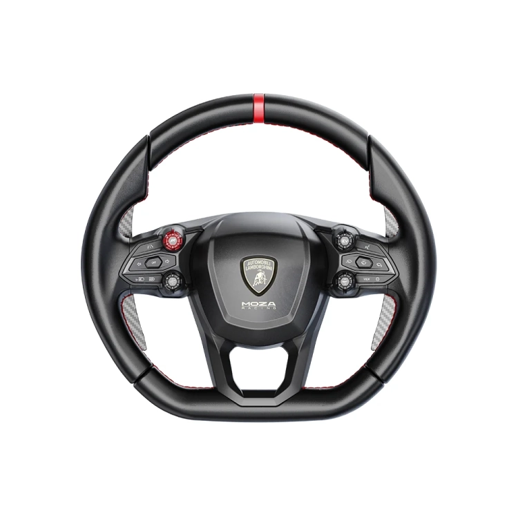 Kierownica MOZA Racing Lamborghini Revuelto RS096 340 mm, widok z przodu
