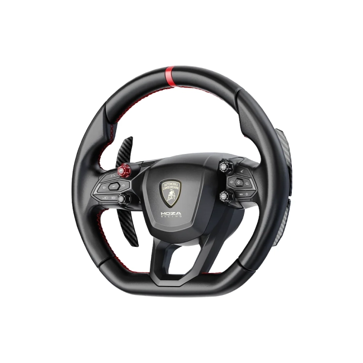 Kierownica MOZA Lamborghini Revuelto, ujęcie z prawej