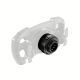 Adapter szybkozłączki MOZA RS07 Quick Release z aluminium, widok z przodu