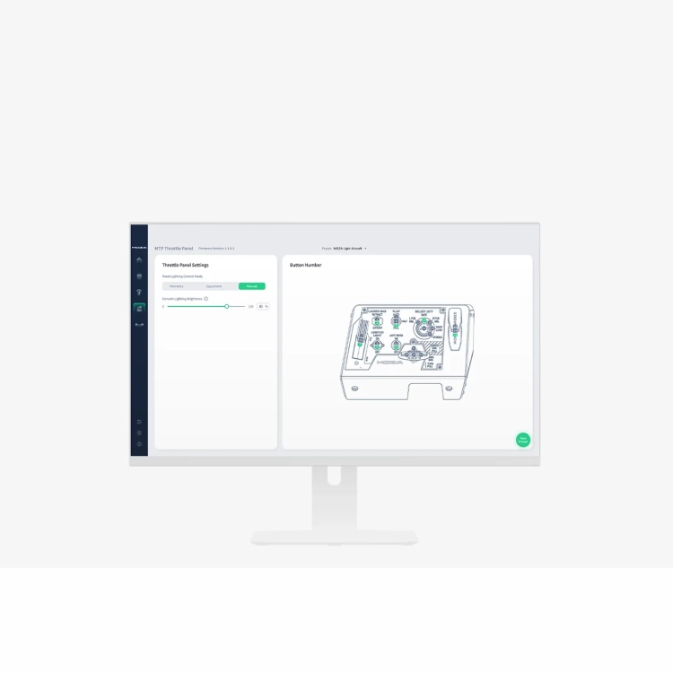 Konfiguracja panelu MOZA MTLP w programie MOZA Cockpit