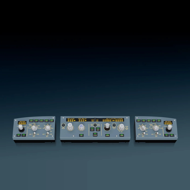 Komplet MOZA MA3F: panel FCU z modułami EFIS L i R