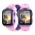 Różowy smartwatch dla dzieci DOOGEE Anyscene S3 4G z przodu i z boku