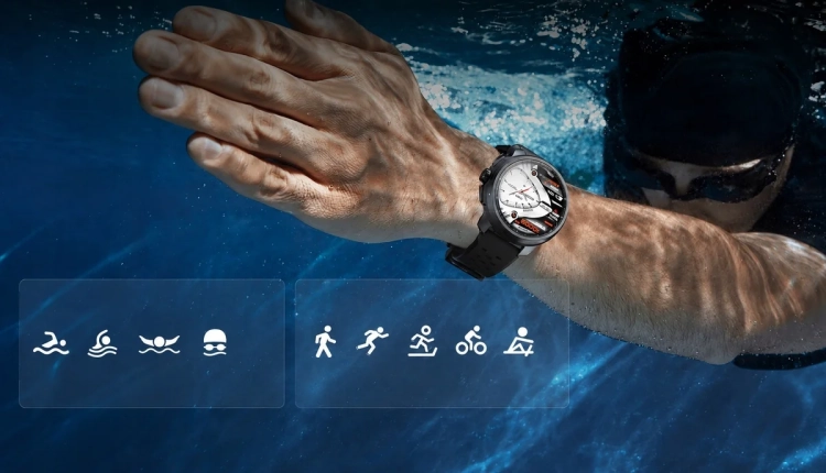 Funkcje pływackie SWOLF w smartwatchu DOOGEE Anymoving M1
