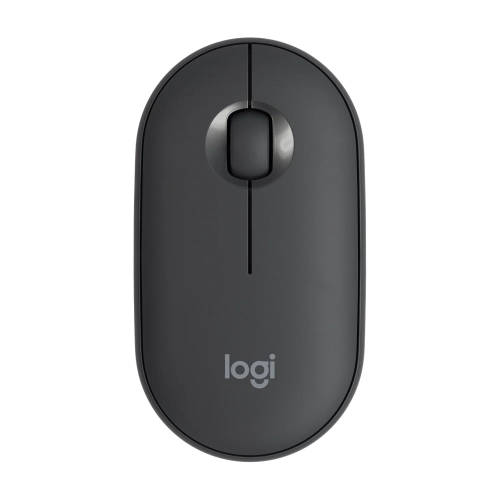 Grafitowa Logitech Pebble M350 z góry