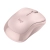 Mysz bezprzewodowa Logitech M221 Silent różowa, widok pod kątem