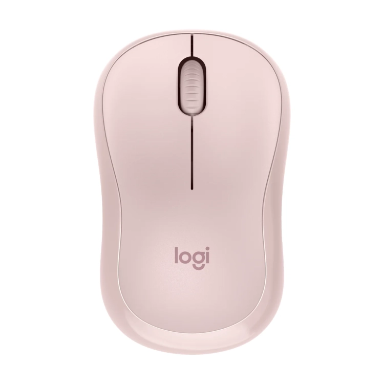 Różowa Logitech M221 Silent z góry