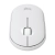 Logitech Pebble Mouse 2 M350s biała od przodu, kółko przewijania