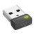 Odbiornik Logitech Logi Bolt USB-A, widok pod kątem z logo logi