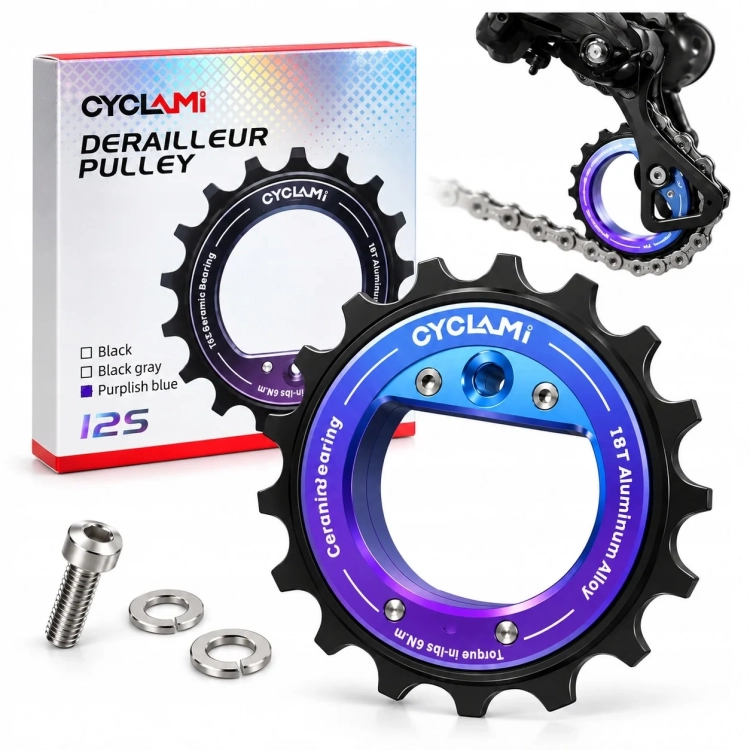 CYCLAMI 18T z pudełkiem, śrubą i podkładkami