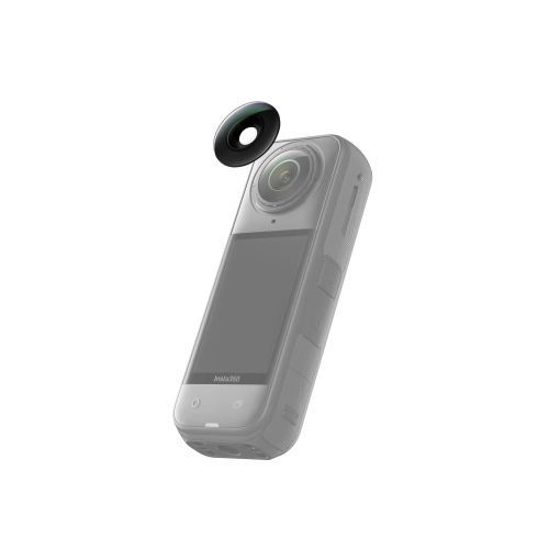 Soczewka Insta360 X5 Replacement Lens Kit nad obiektywem kamery X5