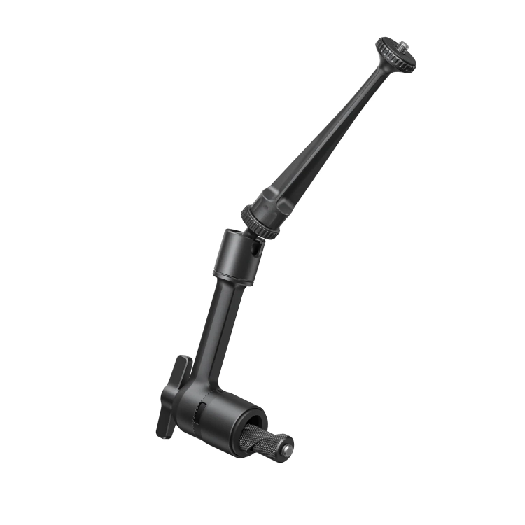 Insta360 Motorcycle Magic Arm z boku, ramię wysunięte ukośnie