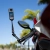 Kamera Insta360 X na uchwycie Motorcycle Magic Arm przy lusterku motocykla