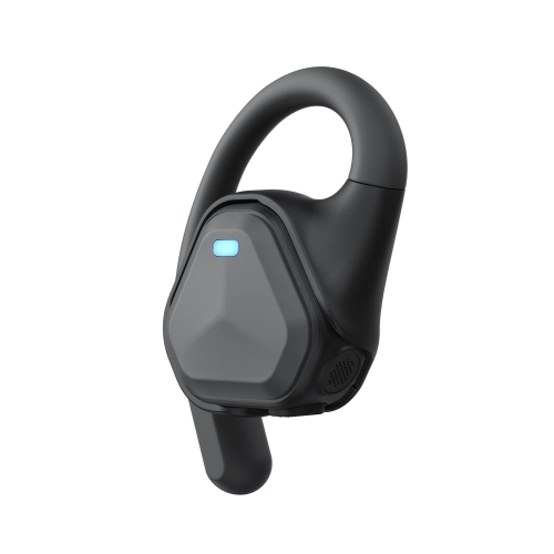 Insta360 POV Head Tracker w uchwycie na ucho, widok z boku