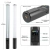 Wymiary i przyciski lampy PULUZ PU4140: 46 cm długości, gwint 1/4 cala, port USB-C