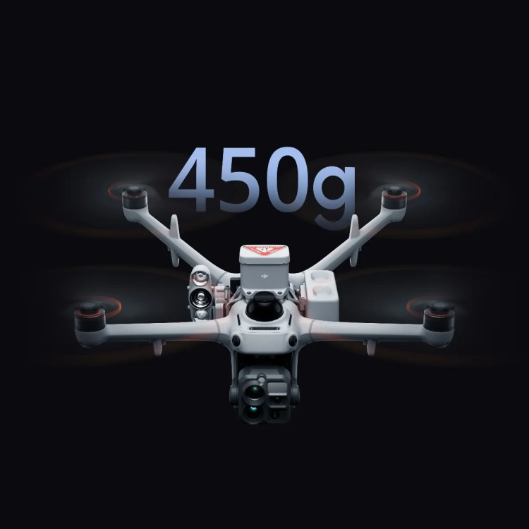 Dron DJI Matrice 5TD z trzema mocowaniami akcesoriów i udźwigiem do 450 g