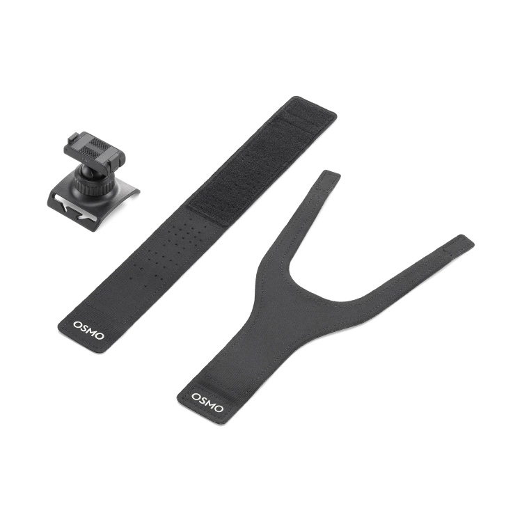 Mocowanie DJI 360° z prostym paskiem na nadgarstek i paskiem w kształcie litery Y na dłoń