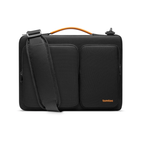 Torba na laptopa 14 cali Tomtoc Defender-A42 czarna z paskiem