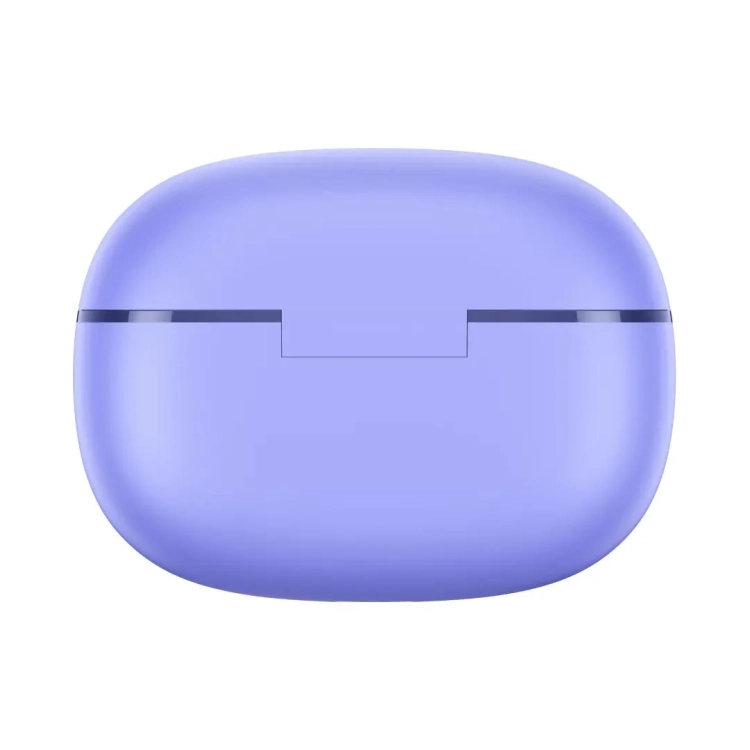 Zamknięte etui ładujące realme Buds T200 Lite w kolorze fioletowym