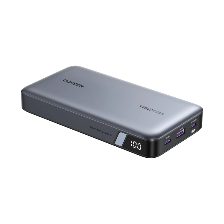 Powerbank UGREEN Nexode PB205 na białym tle widziany z boku