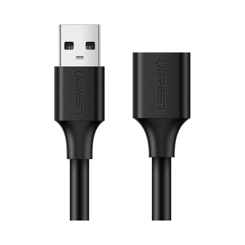 Krótki przedłużacz USB 2.0 UGREEN US103 0,5 m, wtyk i gniazdo USB-A