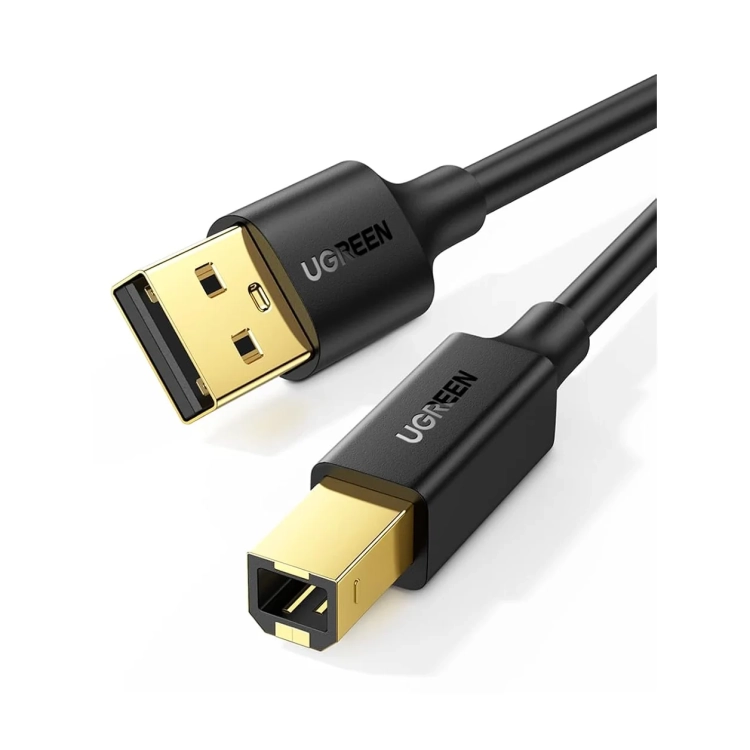 Kabel do drukarki UGREEN US135 z pozłacanymi wtykami USB-A i USB-B