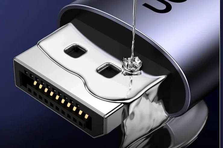 Wtyk DisplayPort kabla UGREEN CM556 ze złączem bez zatrzasku
